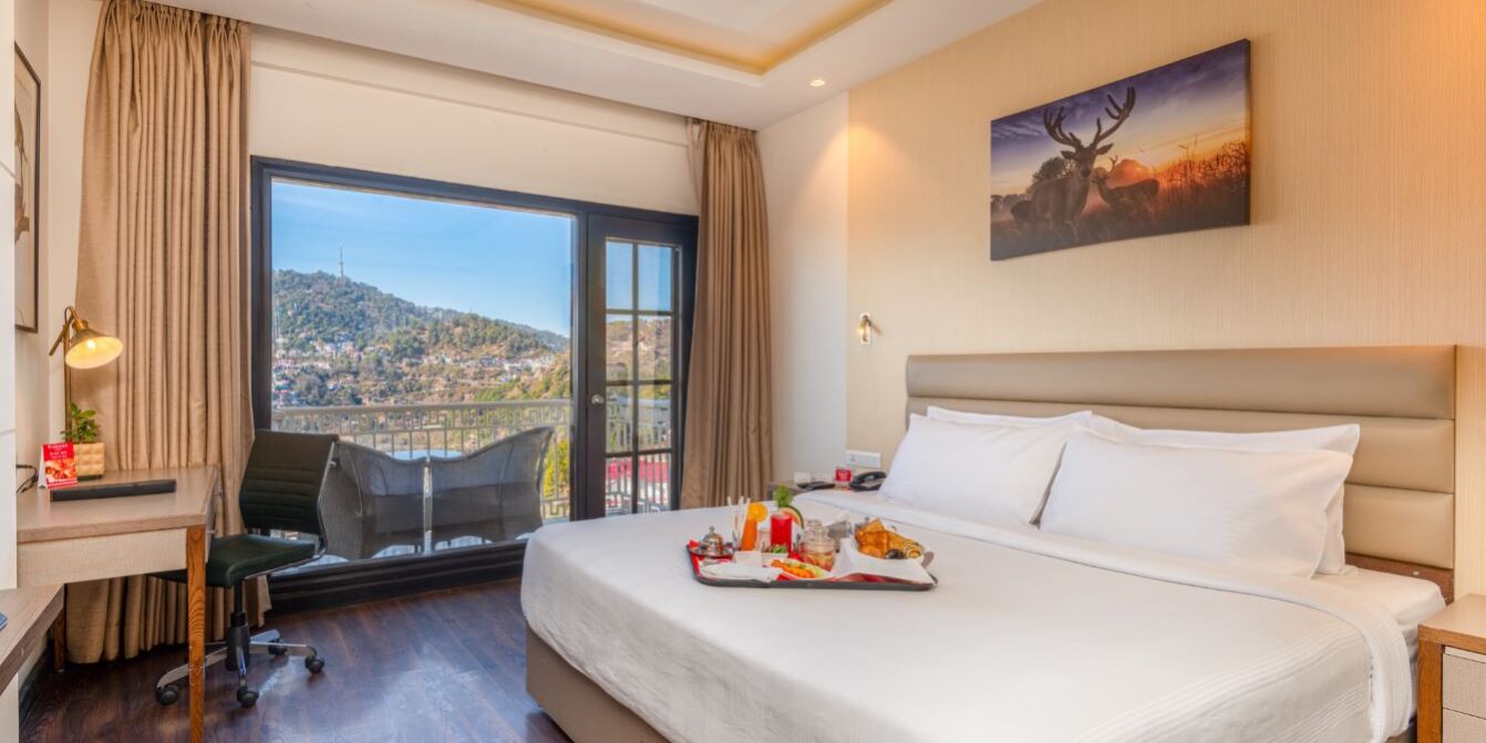 hotel room in Kasauli