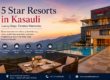 Luxury resort in Kasauli at twilight